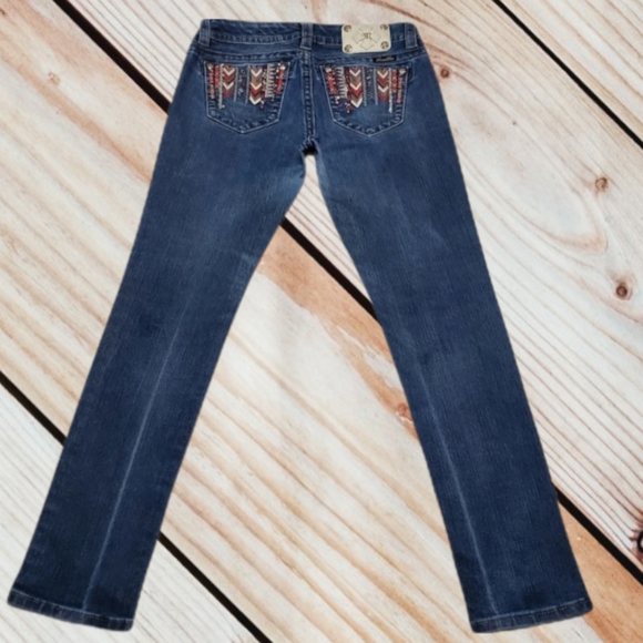Miss Me Jeans with Southwestern Design Pockets Sz 27. Womens. - Picture 7 of 9